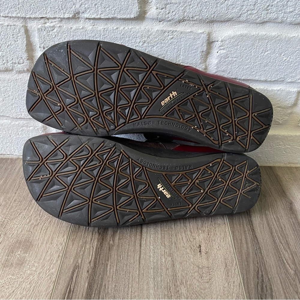 Earth Kalso Allure Comfort Maryjane Flats Shoes Brown Red Women’s Size 9.5 - Picture 6 of 10